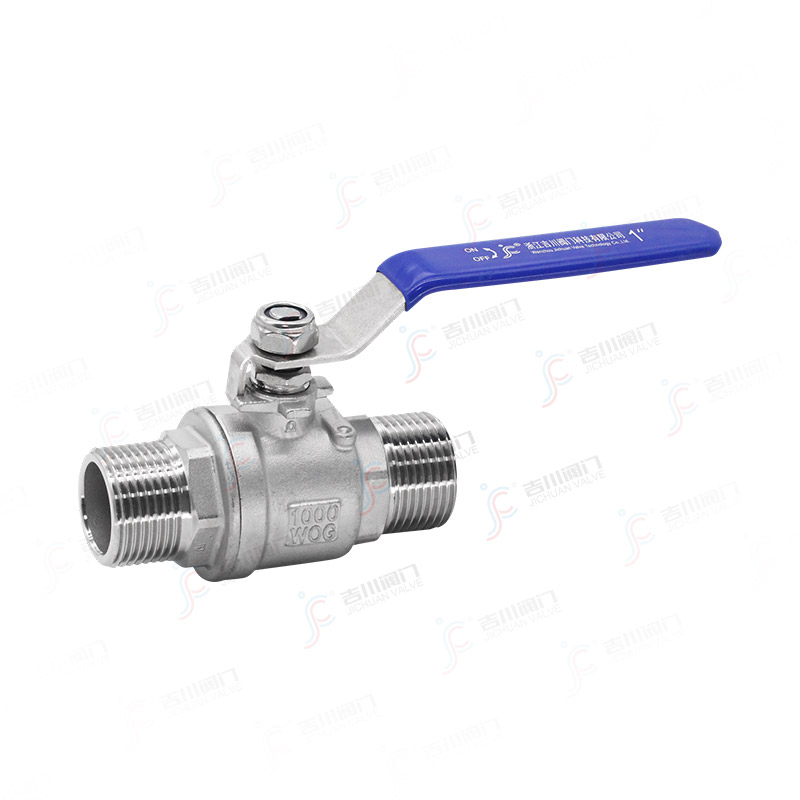 二片式雙外絲球閥